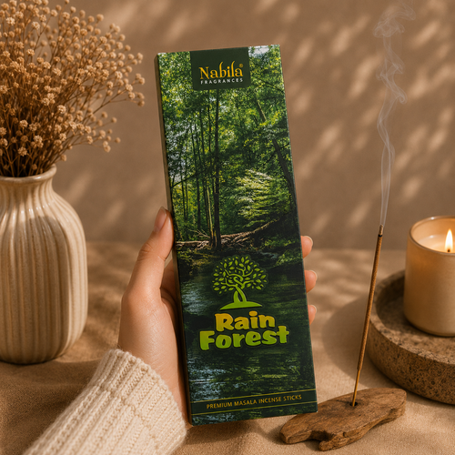 عود دستساز رین فارست rain forest (برند نابیلا ) شاخه ای