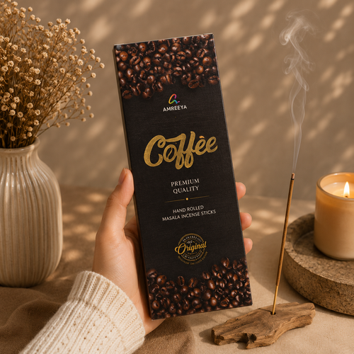 عود دستساز قهوه coffee (برند Amreeya) شاخه ای