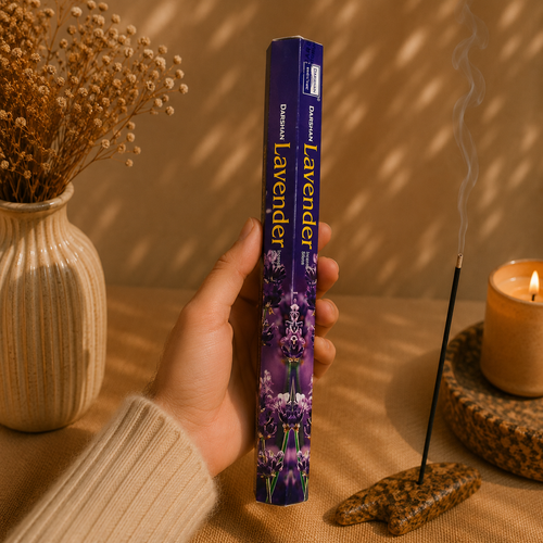عود استخودوس Lavender (برند Darshan) شاخه ای