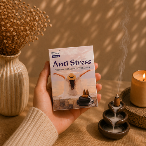 عود آبشاری ضد استرس ANTI STRESS (برند Darshan) شاخه ای