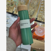 تراول ماگ استیل 250 میل درب طرح چوب