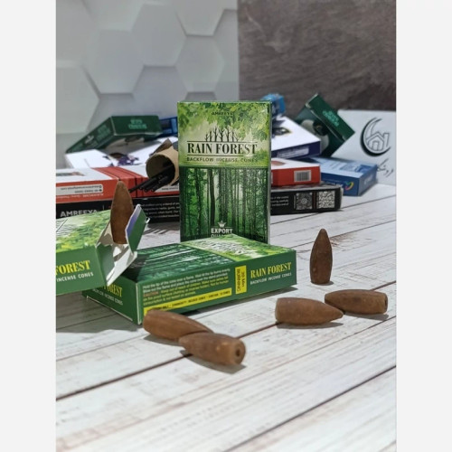 عود آبشاری رایحه Rain Forest عود جنگل بارانی بسته ای عود کله قندی
