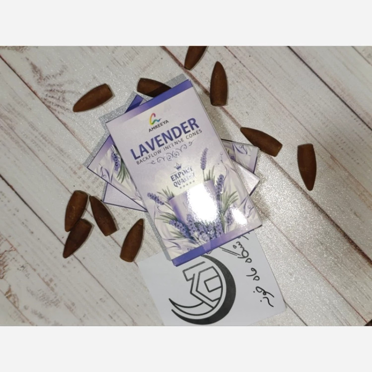 عود آبشاری رایحه اسطوخودوس عود آبشاری لوندر lavender بسته ای . عود استوخودس