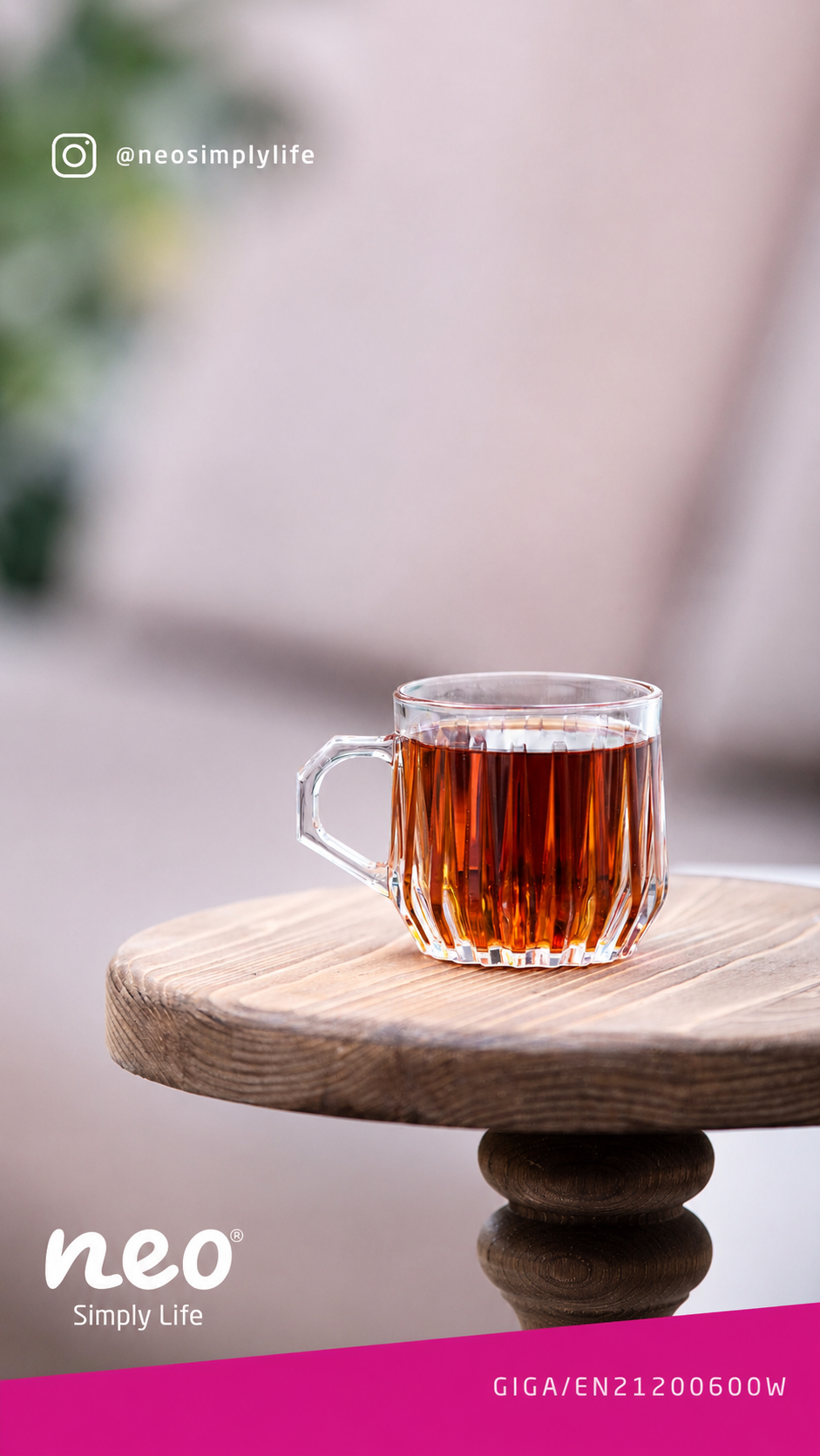 لیوان دسته دار گیگا برند نوریتازه دست 6 عددی