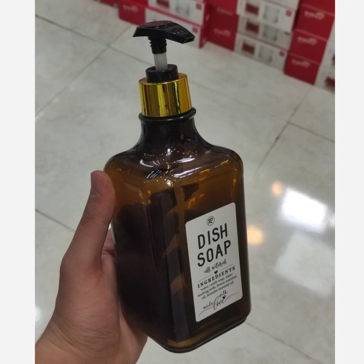 جا مایع دست و ظرفشویی شیشه شامپاینی