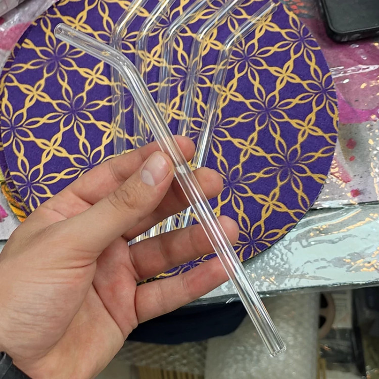 نی شربت خوری پیرکس بسته 6 عددی