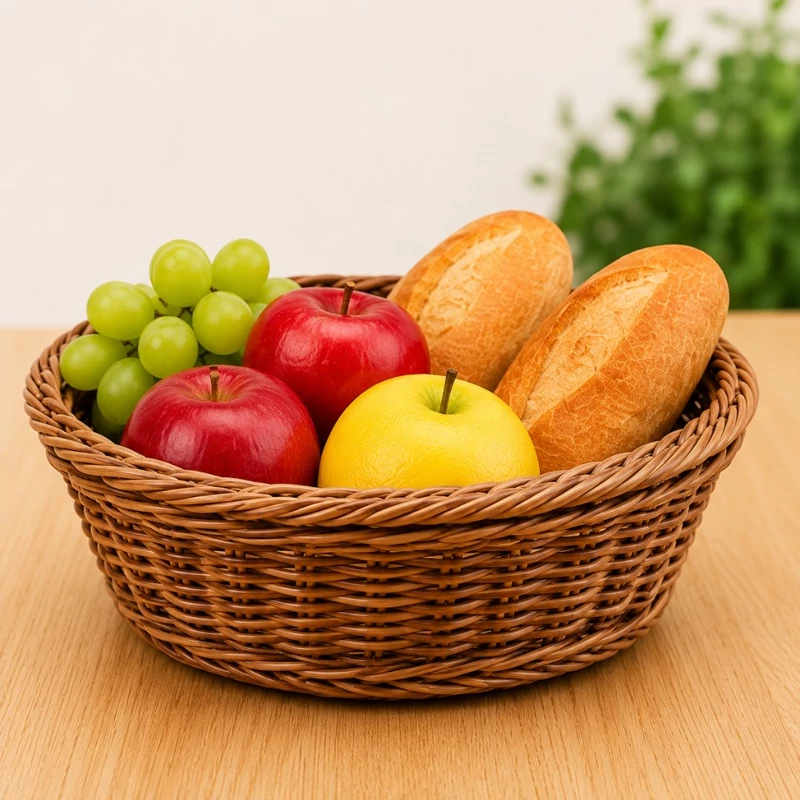 سبد میوه حصیری بافتینه سبد حصیری