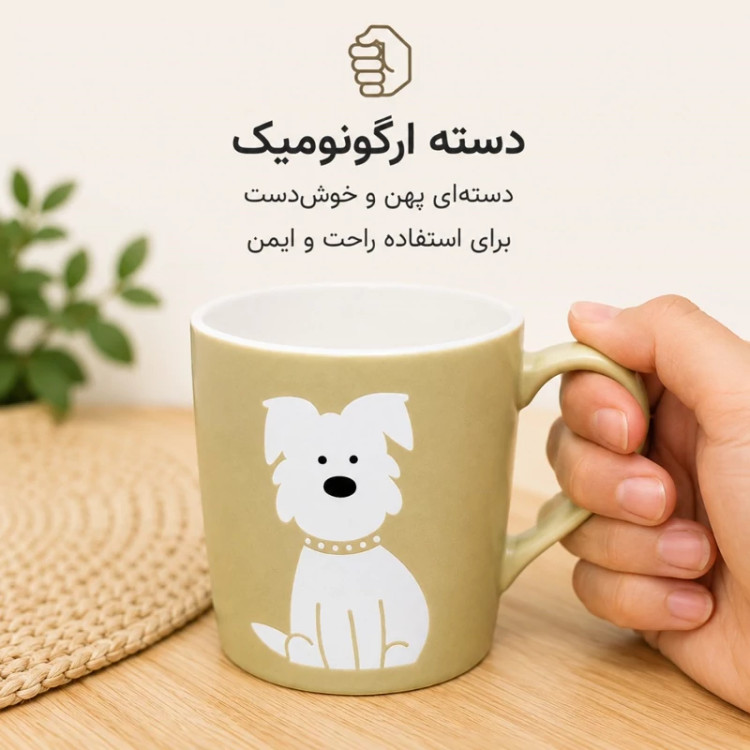 ماگ سرامیکی طرح حیوانات ماگ کادویی