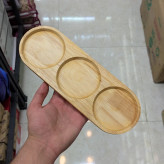 اردو خوری سه خانه گرد با جنس چوب رابر ضد آب