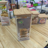 بانکه حبوبات اکرولیک درب چوبی ریما سایز2