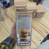 بانکه حبوبات اکرولیک درب چوبی ریما سایز2