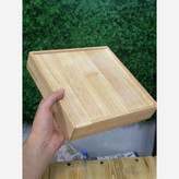 اردو خوری 4 خانه دسته دار چوبی رابر