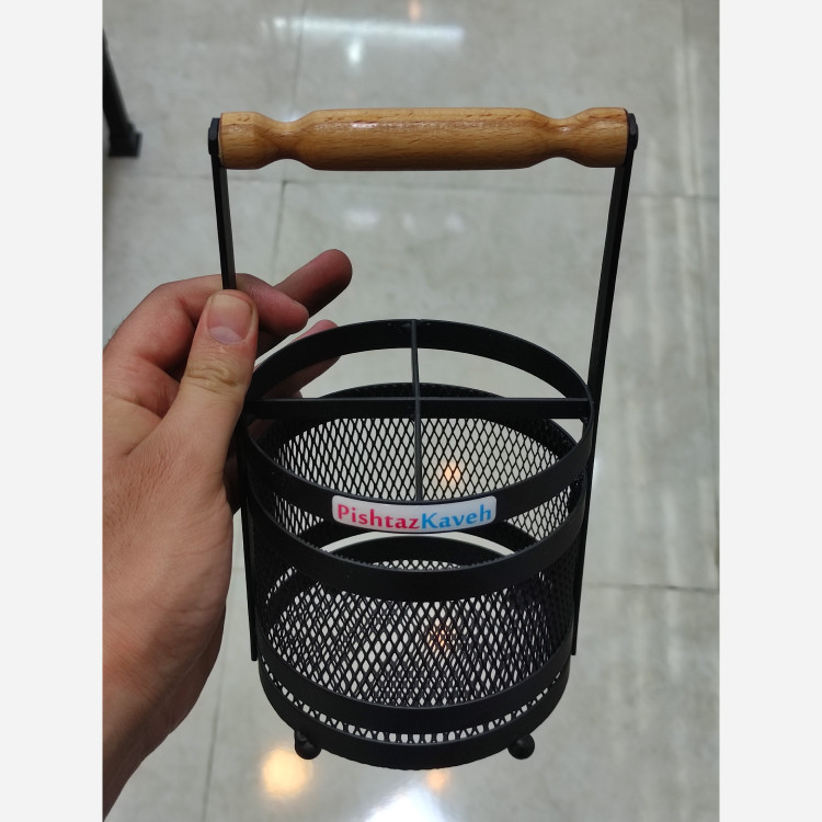 جاقاشقی رومیزی فلزی گرد دسته چوب (بالا ترین کیفیت داخل بازار)