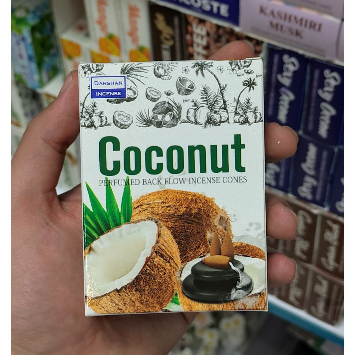 عود آبشاری با رایحه نارگیل بسته 10 عددی