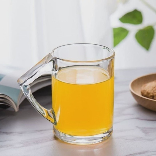 لیوان دسته دار نیلوفر اصفهان گلس بسته 6 عددی