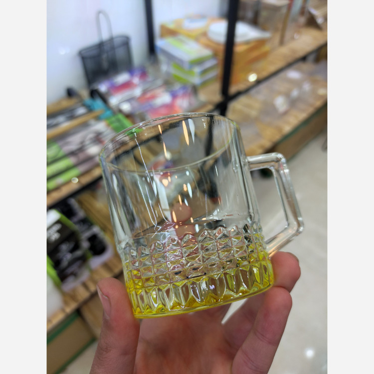 نیم لیوان ته رنگی بتا برند زنگان لیوان چای